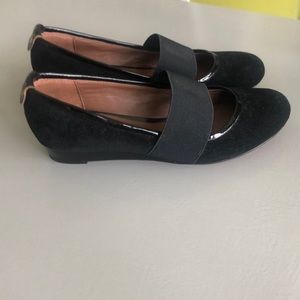 Donald J Pliner Black Wedge Heel